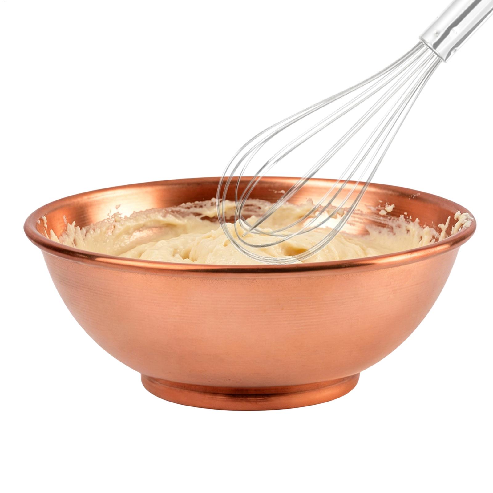Meal Prep Bowl - 銅製ボウル 大型保存容器 サラダ用銅製皿 家庭用サービング ベーキング キッチン