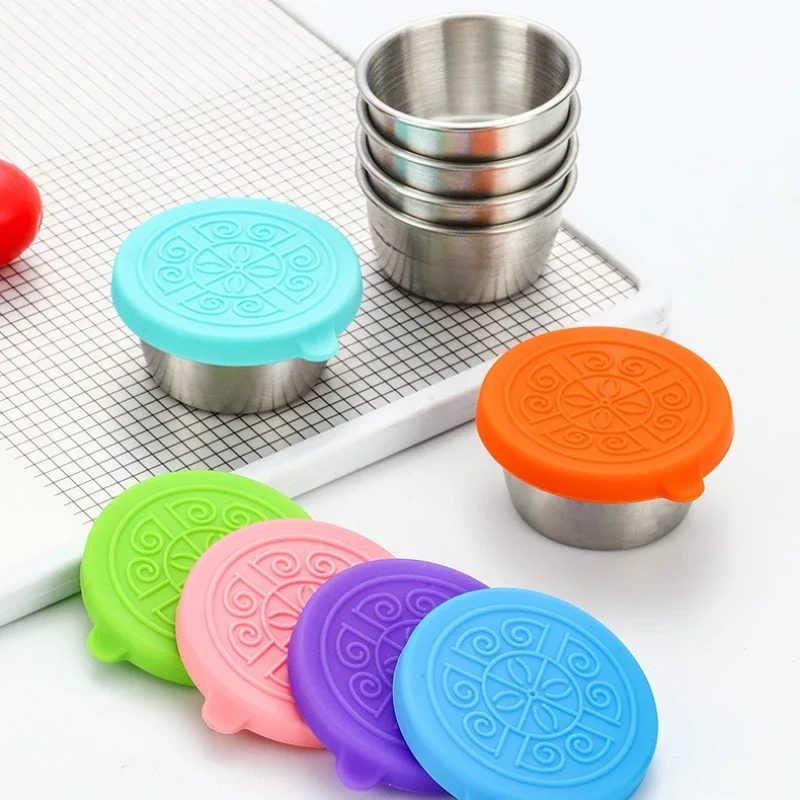 6個/セット 304ステンレス鋼製ディップソースカップ 食品 - Sauce Dipping Cup のレビューと価格