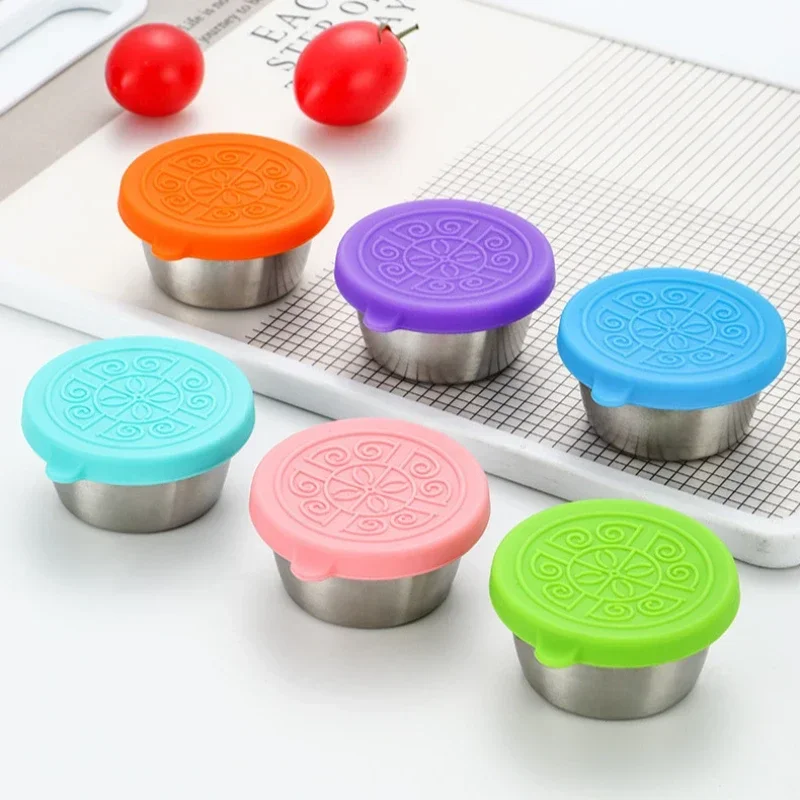 6個/セット 304ステンレス鋼製ディップソースカップ 食品 - Sauce Dipping Cup のレビューと価格