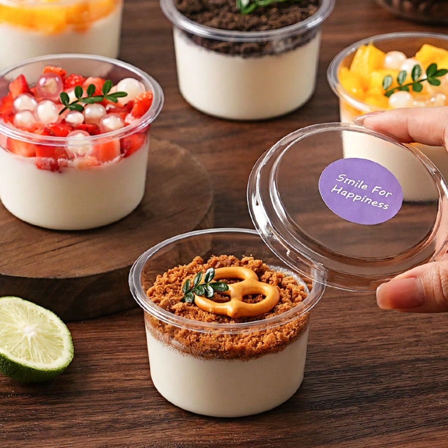 50/100 個 250 ミリリットル使い捨てプラスチックプ - Sauce Dipping Cup のレビューと価格