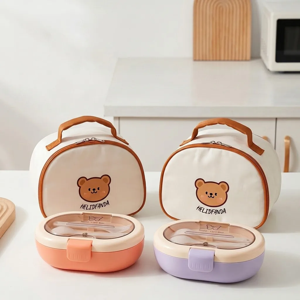 持ち運び可能なプラスチック製弁当箱。子供用、学校用。漏れ防止 - Meal Prep Or Prep Meal のレビューと価格